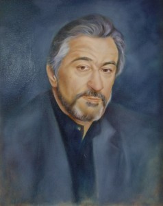 Kunstschule Wuppertal. Schauspieler Auftragsmalerei.